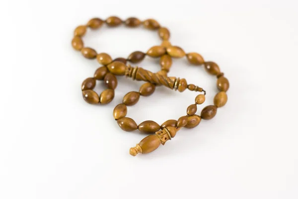 Perlas de oración musulmanas hechas de madera —  Fotos de Stock