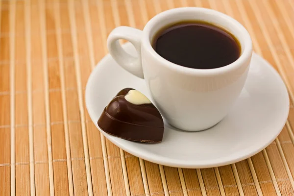 Coffee and chocolate. — Stock Photo, Image