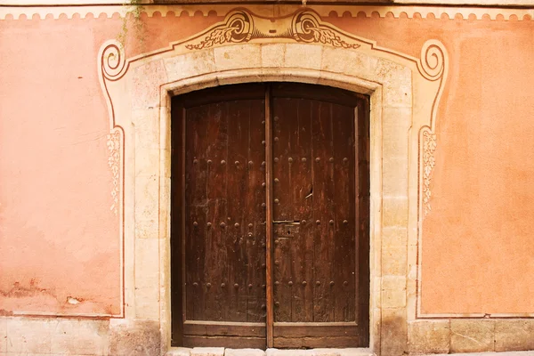 Puerta de madera vieja . — Foto de Stock