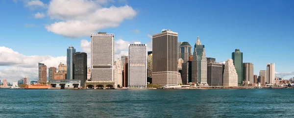 更低的曼哈顿天际线-纽约城 免版税图库图片