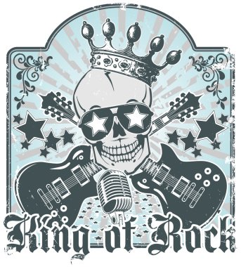 Rock n roll symbol 3 clipart