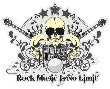 Rock n roll symbol 4 clipart