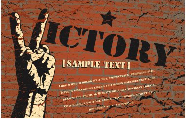 Vector background in style grunge clipart