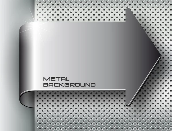 Metal background.Vector ilustrare — Vector de stoc