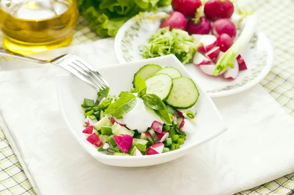 Salada de rabanete — Fotografia de Stock
