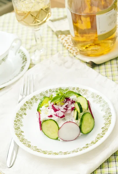 Salada fresca de primavera — Fotografia de Stock