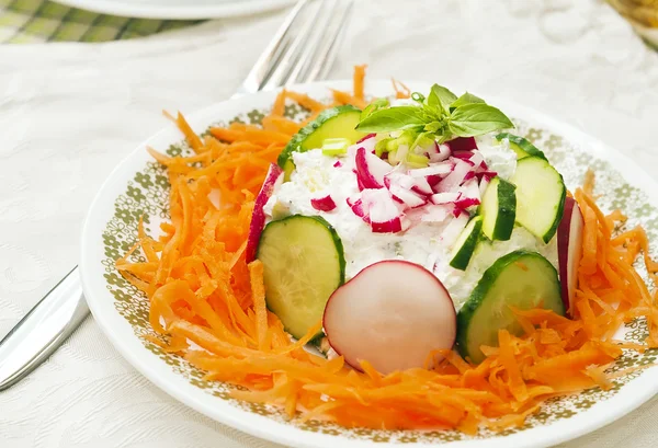 Salada fresca de primavera — Fotografia de Stock