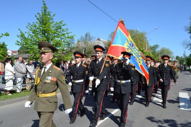 Zafer Bayramı. Festival demonstration.cadets Mart.