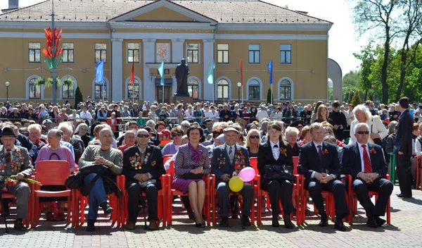 On a Victory Day holiday.Concert for veterans, guests and citizens. — Stock Photo, Image