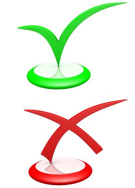 onay işareti etiketleri