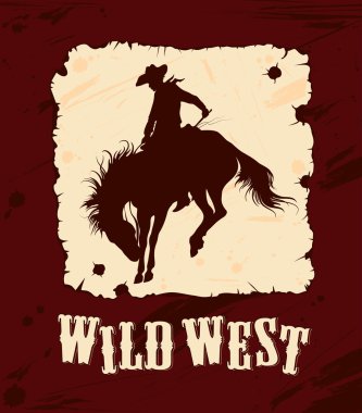 Wild west background clipart