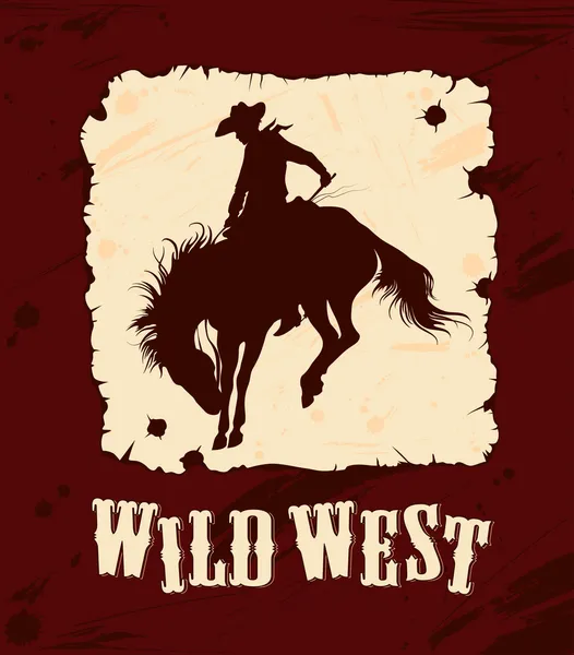 Wild west background — Stock Vector