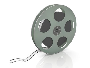 3d 36mm movie reel clipart