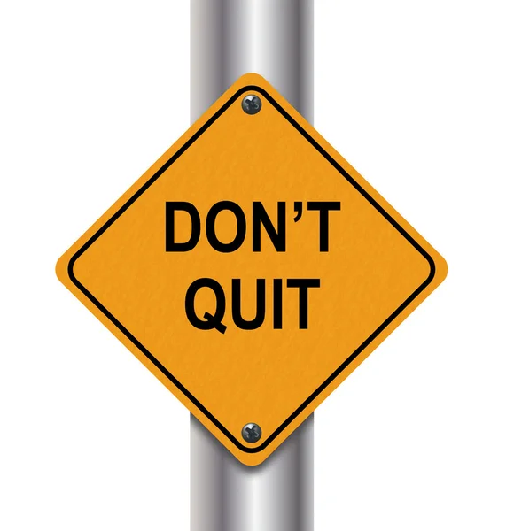 3d don 't quit — стоковое фото