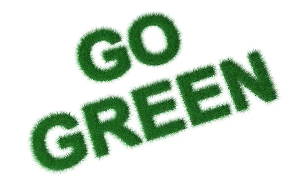 3d grama ir verde — Fotografia de Stock