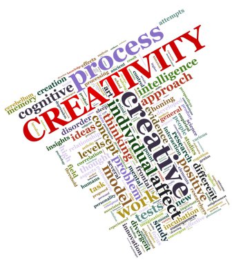 Creativity wordcloud clipart