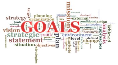 Goals wordcloud clipart