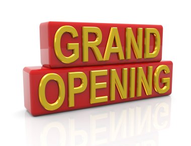 Grand opening clipart