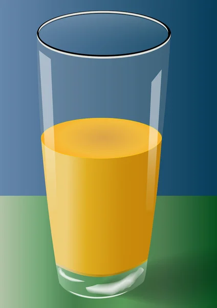 stock image Mango juice glass
