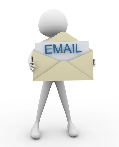 Envelope de e-mail — Fotografia de Stock