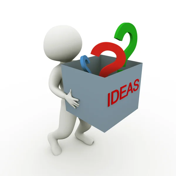 Idéer och frågor — Stockfoto