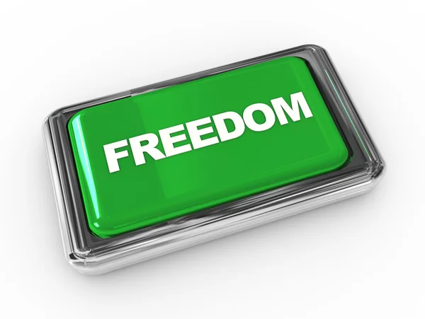 Кнопка "свобода" " — стоковое фото