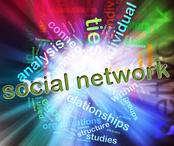 Concetto di Social Network — Foto Stock