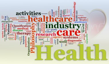 Wordcloud of Healthcare clipart