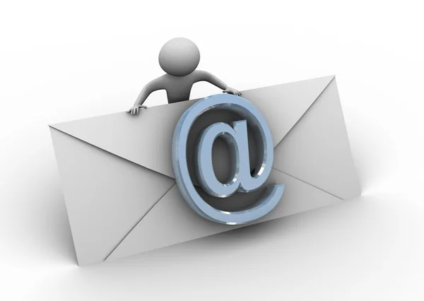Sobre de correo electrónico — Foto de Stock