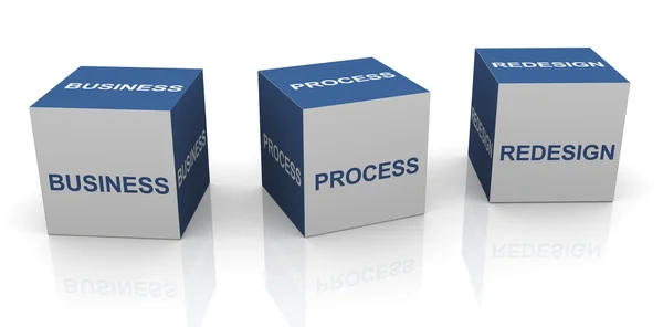 BPR - przebudowy procesów biznesowych — Zdjęcie stockowe