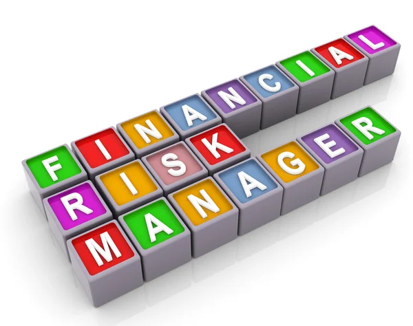 3D Frm - pénzügyi kockázatkezelési menedzser — Stock Fotó