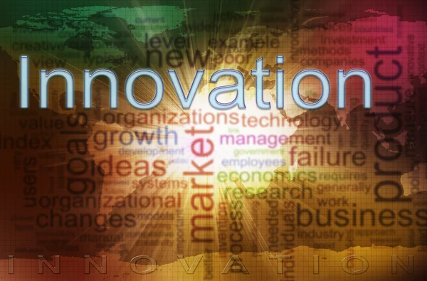 Innovazione wordcloud — Foto Stock