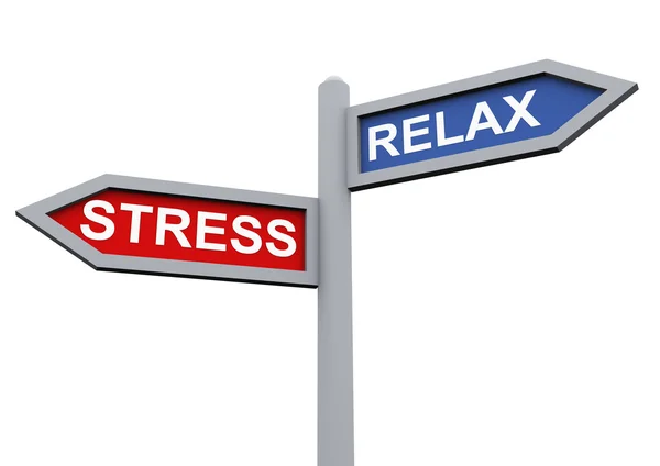 Relax and stress — Stock Photo, Image