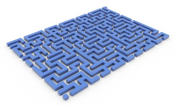 3d maze — Stockfoto