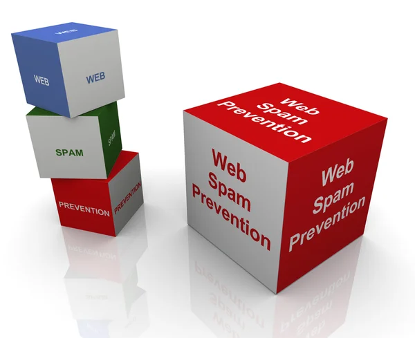 Prevence spam webové — Stock fotografie