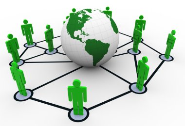 Network concept clipart