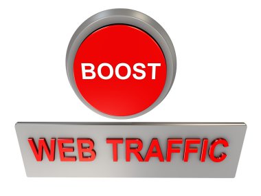 Web traffic boost clipart