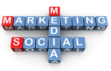 Social media marketing clipart