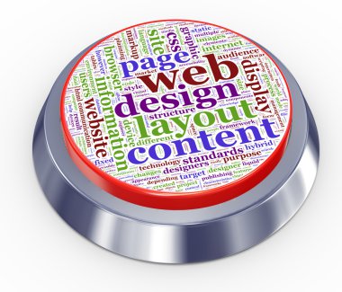 Web design button clipart