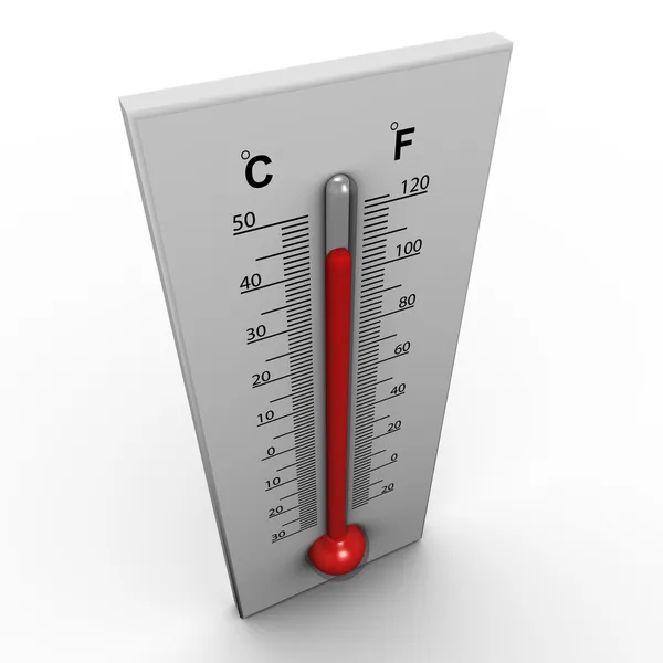 stock image 3d thermometer