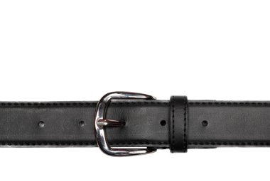 Black leather belt clipart