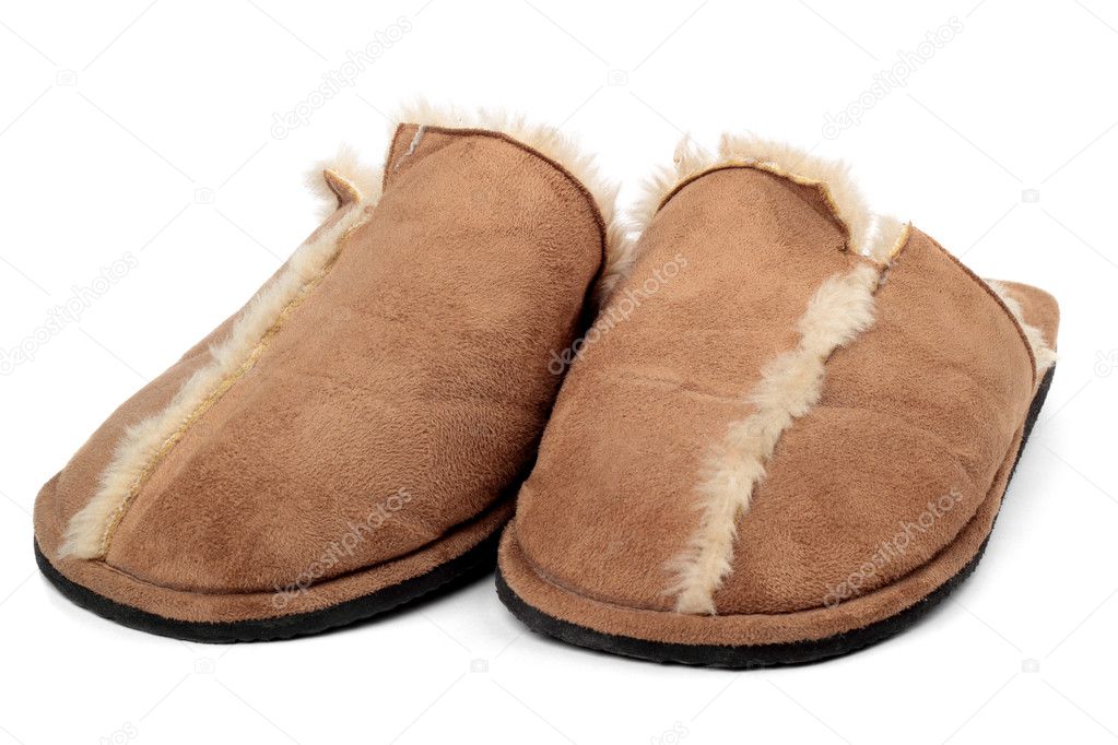 Pair of male house slippers