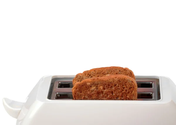 Toaster with two bread slices — Stock Photo, Image