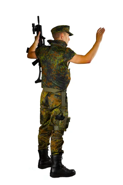 Bundeswehr soldaat — Stockfoto