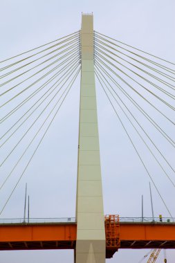 Bridge under construction clipart