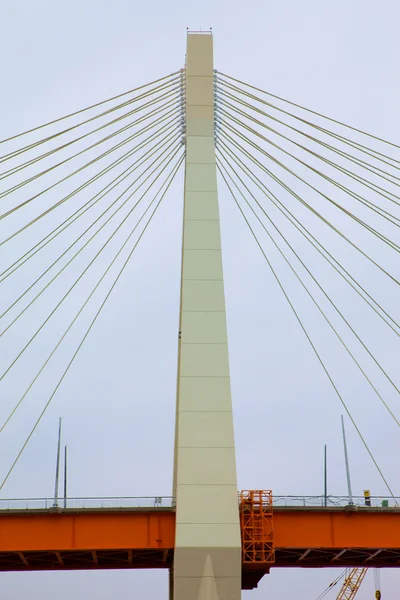 Most ve výstavbě Royalty Free Stock Obrázky
