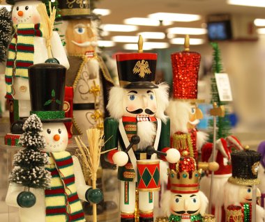 Christmas nutcrackers decoration clipart