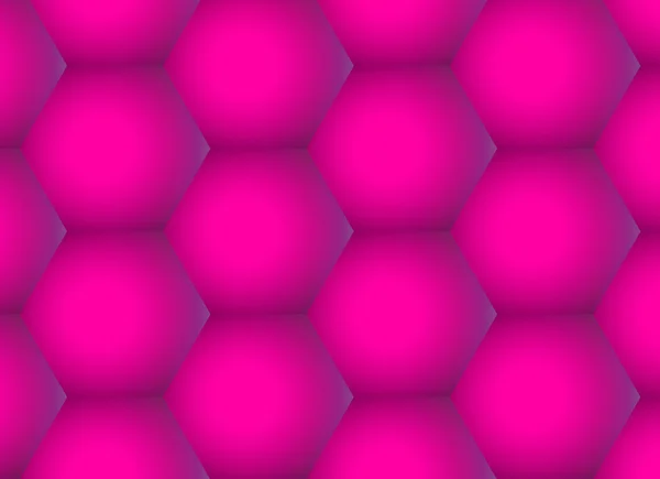Abstrait rose hexagones fond — Photo