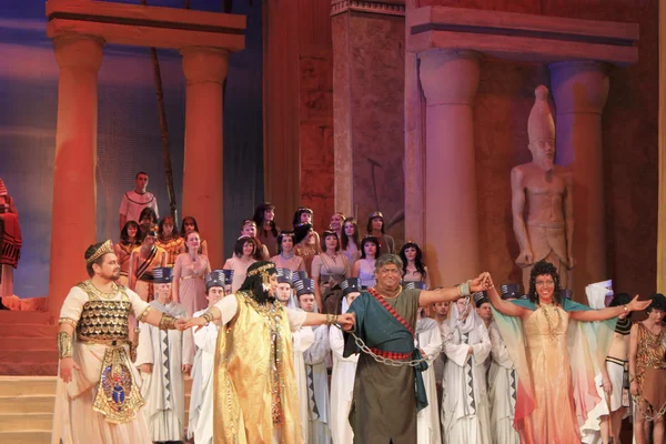 Una finale dell'opera Aida — Foto Stock