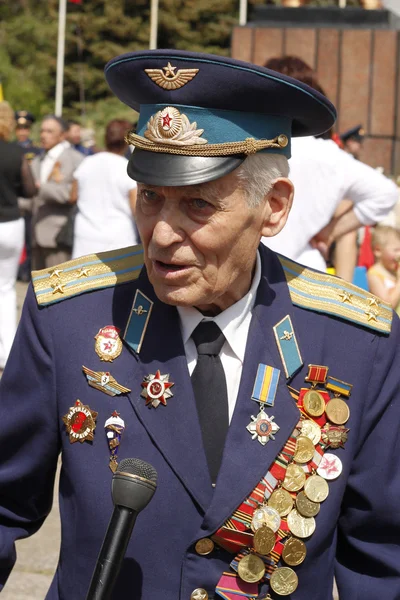 Ancien combattant de l'armée soviétique — Photo